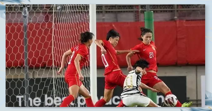 中国女足在国家比赛中崭露头角