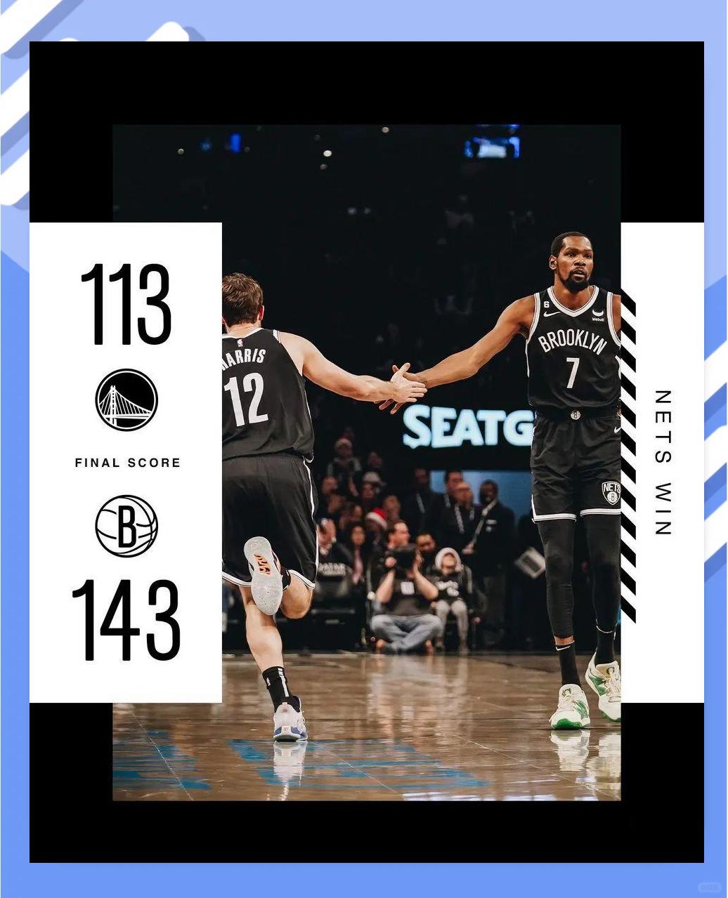 勇士客场战胜篮网,杜兰特贡献27分的简单介绍 勇士客场战胜篮网,杜兰特贡献27分的简单介绍